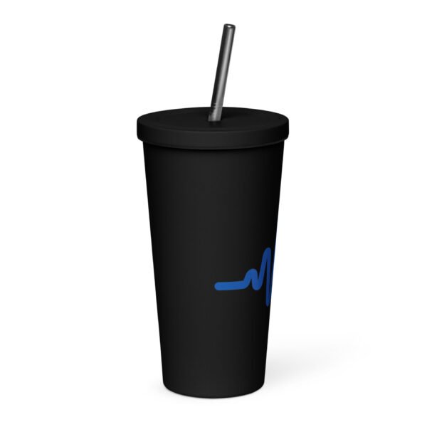 Insulated tumbler with a straw - Image 4
