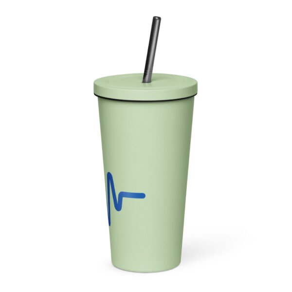 Insulated tumbler with a straw - Image 15