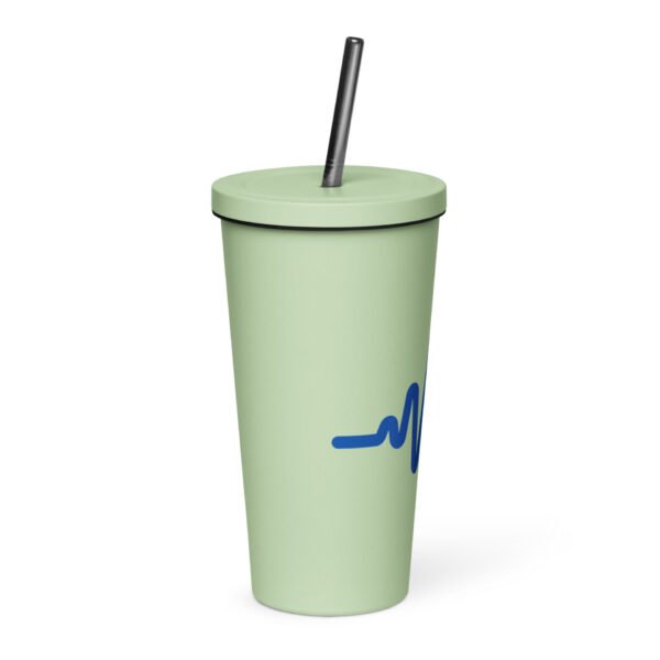 Insulated tumbler with a straw - Image 16