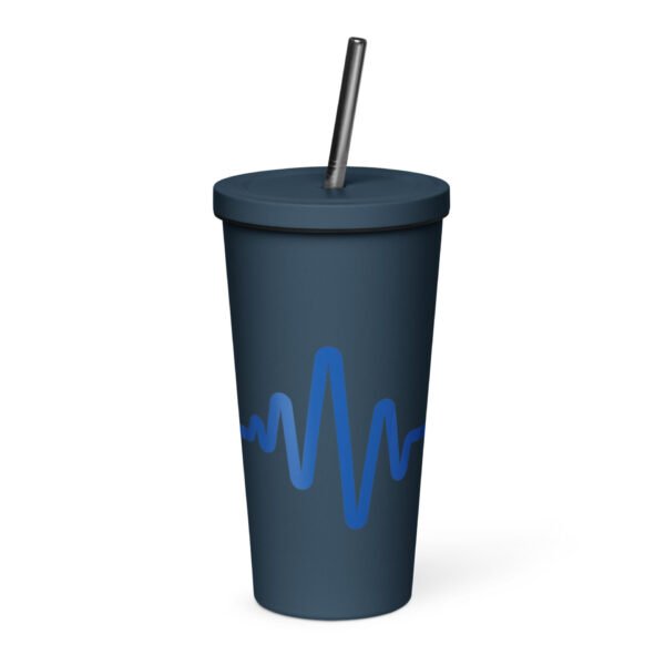 Insulated tumbler with a straw - Image 5