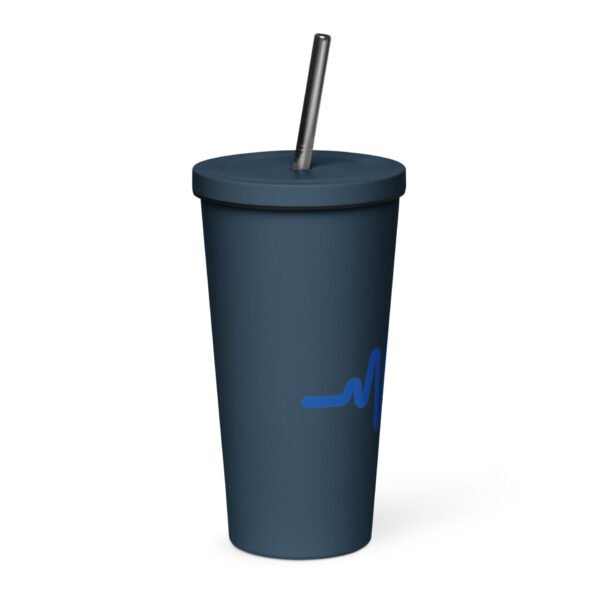 Insulated tumbler with a straw - Image 8