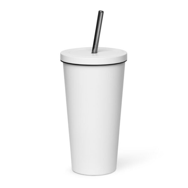Insulated tumbler with a straw - Image 18