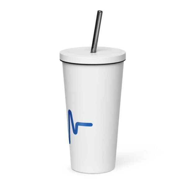 Insulated tumbler with a straw - Image 19
