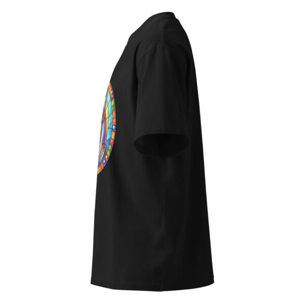 Unisex organic oversized high neck t-shirt - Image 8