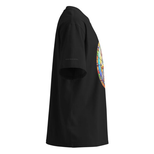 Unisex organic oversized high neck t-shirt - Image 7