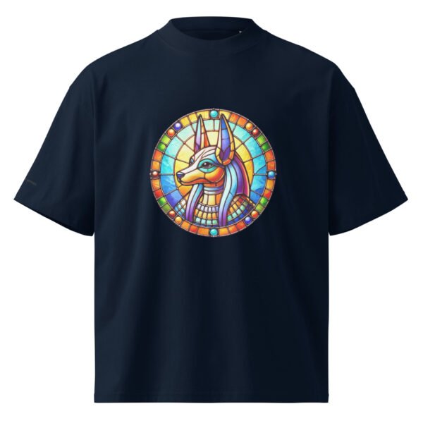 Unisex organic oversized high neck t-shirt