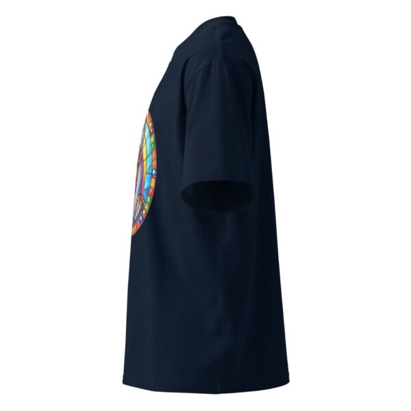 Unisex organic oversized high neck t-shirt - Image 4