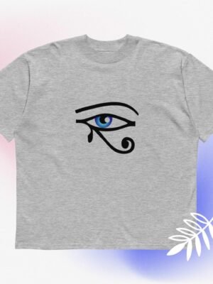 Unisex organic oversized high neck t-shirt