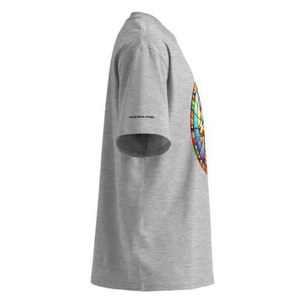 Unisex organic oversized high neck t-shirt - Image 11