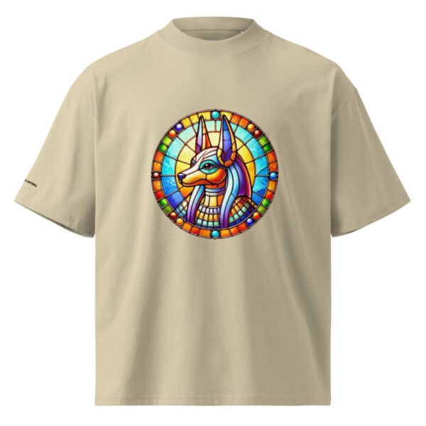 Unisex organic oversized high neck t-shirt - Image 13