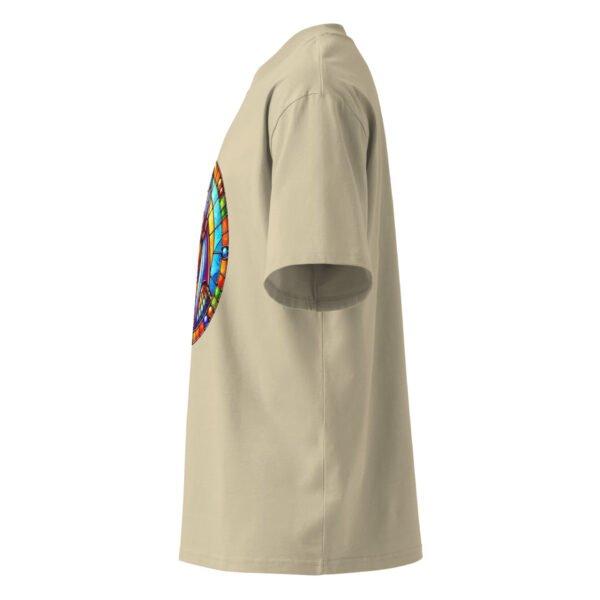 Unisex organic oversized high neck t-shirt - Image 16