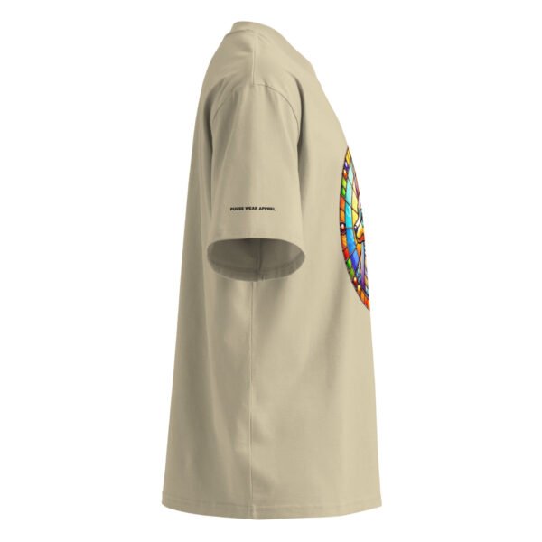 Unisex organic oversized high neck t-shirt - Image 15