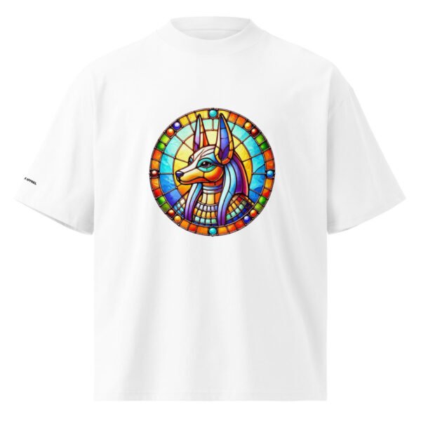 Unisex organic oversized high neck t-shirt - Image 17