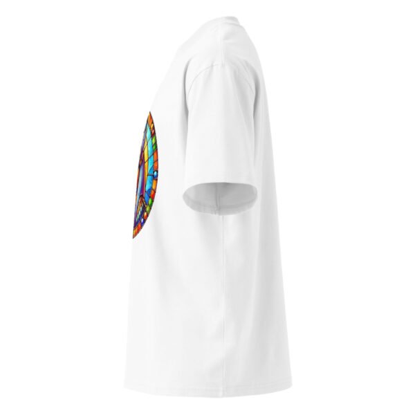 Unisex organic oversized high neck t-shirt - Image 20