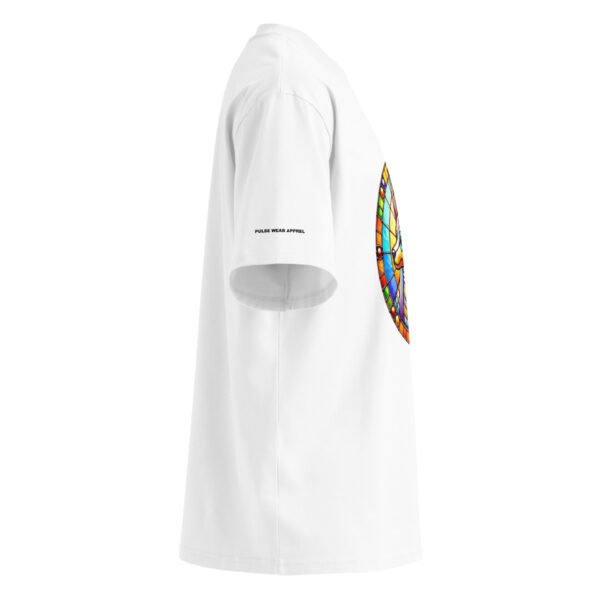 Unisex organic oversized high neck t-shirt - Image 19