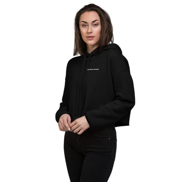 womens Crop Hoodie - Image 3
