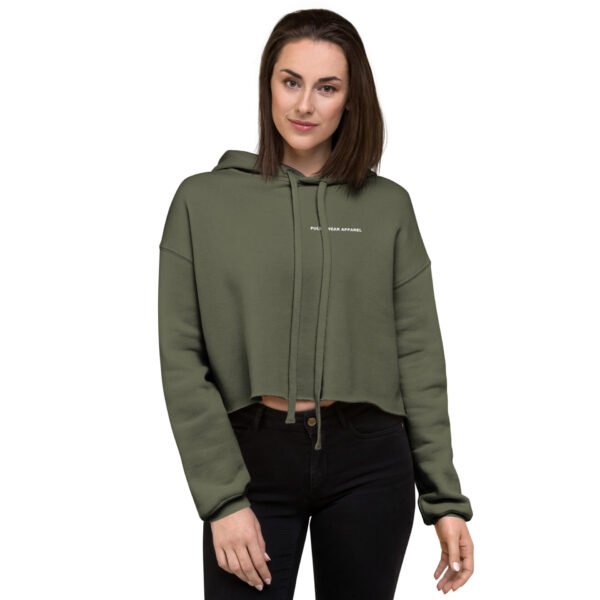 womens Crop Hoodie - Image 5
