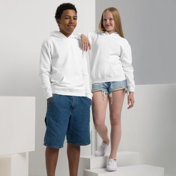 Youth heavy blend hoodie - Image 2
